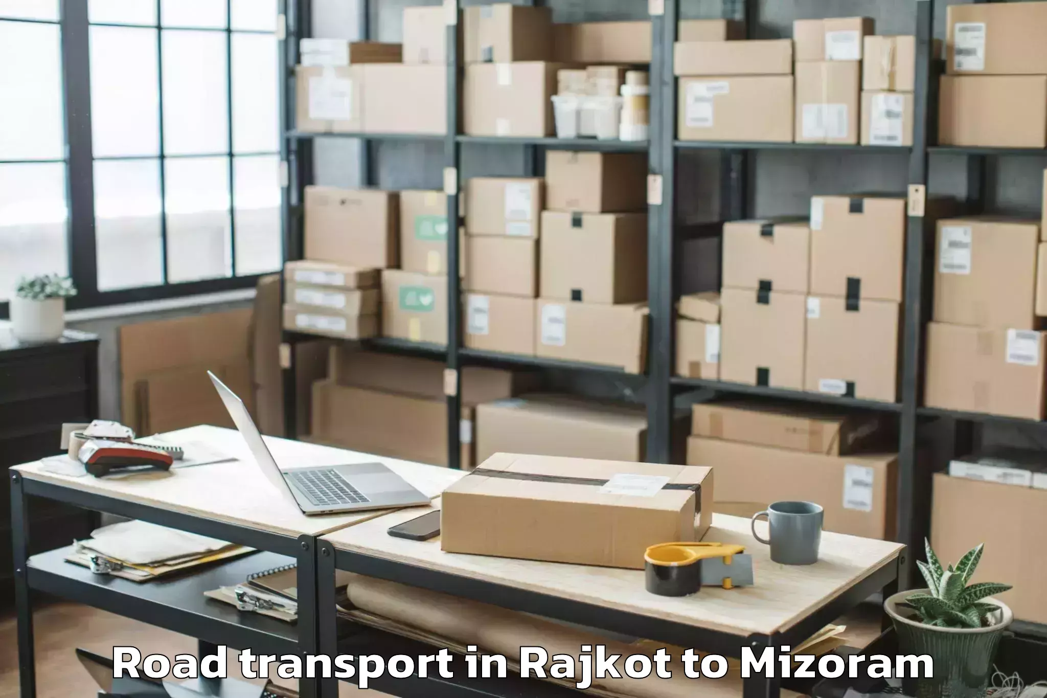 Efficient Rajkot to Ngopa Road Transport